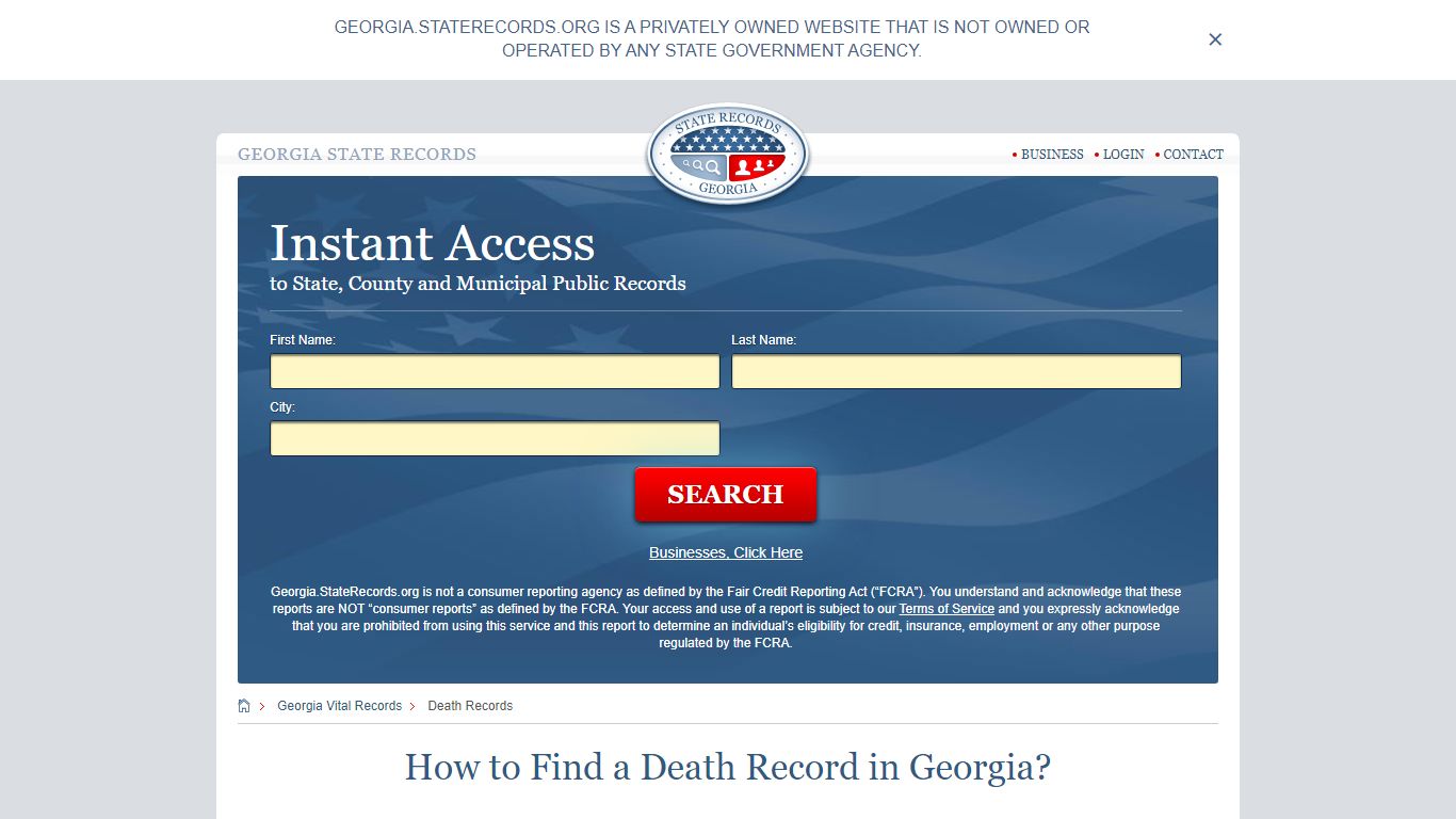 How to Find a Death Record in Georgia? - State Records